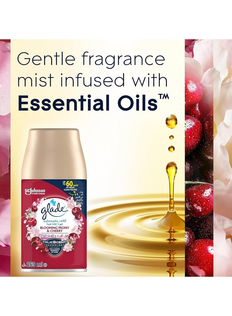 Glade Automatic Spray Holder With Blooming Peony And Cherry Air Freshener - Image 5