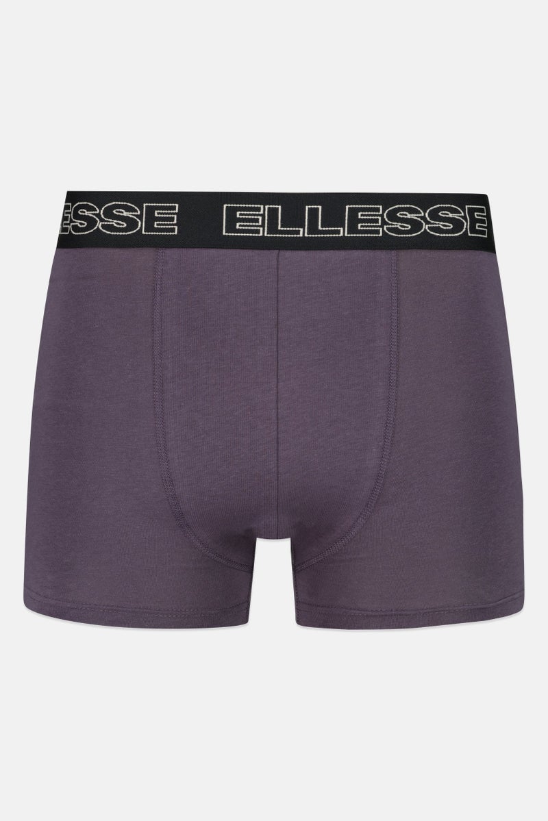 Ellesse Men 3 Pieces Brand Logo Trunks, Multicolor - Image 5