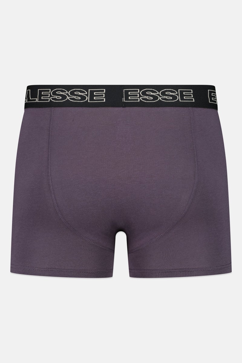 Ellesse Men 3 Pieces Brand Logo Trunks, Multicolor - Image 3