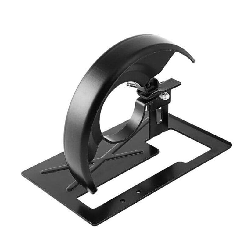 Inditrust Metal 4inch (100mm) Angle Grinder Guard Bracket Stand Holder Support Base Converter To Machine Woodworking Into Tile Cutting Angle Grinder Straight Cutter (1 PC) - Image 1