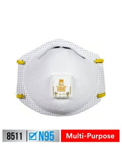 3M 3M N95 Respirator 8511, Cool Flow Valve, 10 Pack, NIOSH-APPROVED, Advanced Filter Media For Easy Breathing, Comfortable For Long Periods Of Wear, Helps Filter Pollen, Mold Spores & Dust (8511PB1-A-PS)  - Image 2