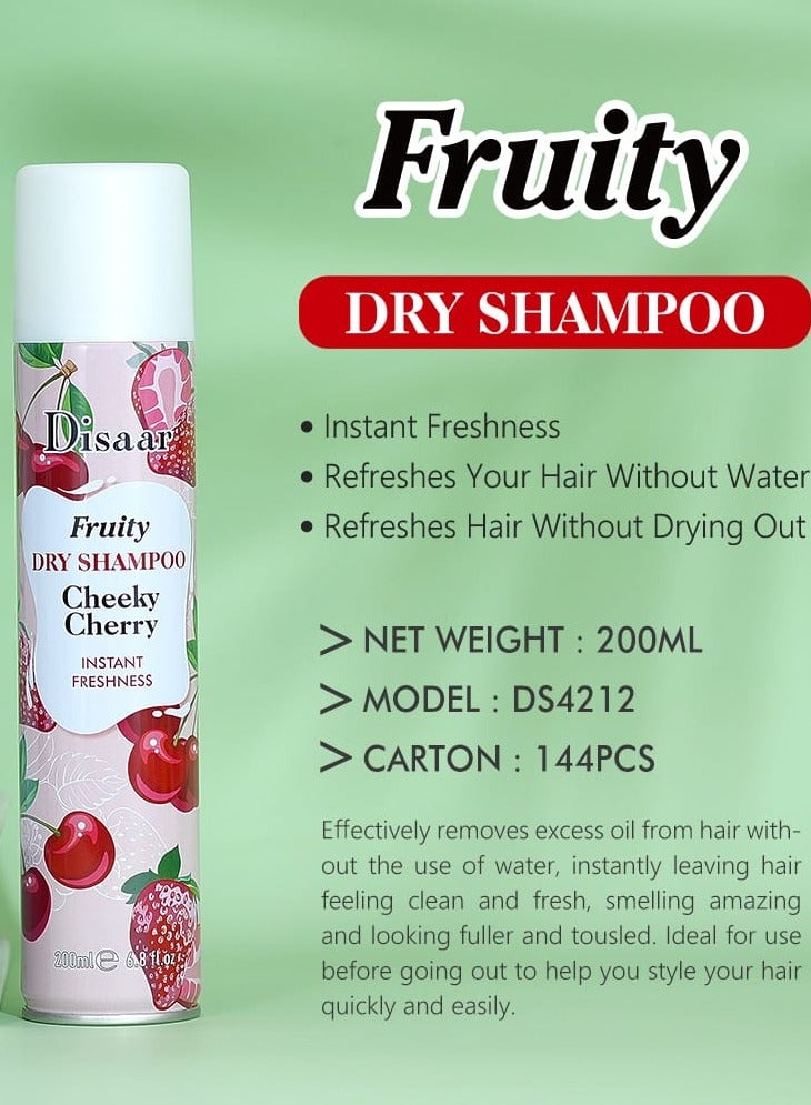 ديسار شامبو جاف بنكهة الكرز الفاكهي انتعاش فوري 200 مل - Image 4