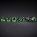 UDIXI 7Piece Green Glass DND Dice Set MultiFaceted DiamondCut Glass DD Dice for RPG Tabletop Games - Image 4