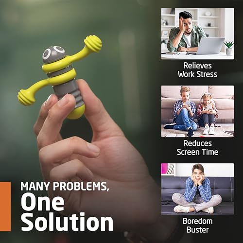 GIRGIT TOYS Rotobee | Fidget Spinner & Skill Toy | Stress, Anxiety Relief | For Kids, Adults | Sensory | ADHD & Autism | Boost Focus | Multi-Trick Spinner | Office & Desk Toy | Gift | Pack Of 2 - Image 3