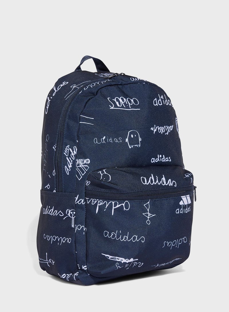 Adidas Kids Big Logo Backpack - Image 3