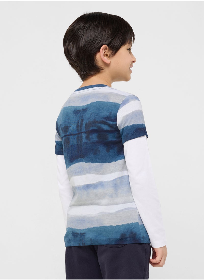GUESS Kids Logo T-Shirt  - Image 2