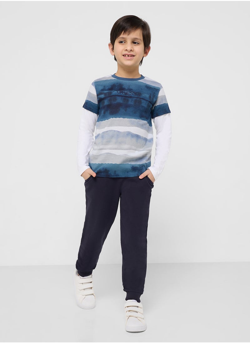 GUESS Kids Logo T-Shirt  - Image 4