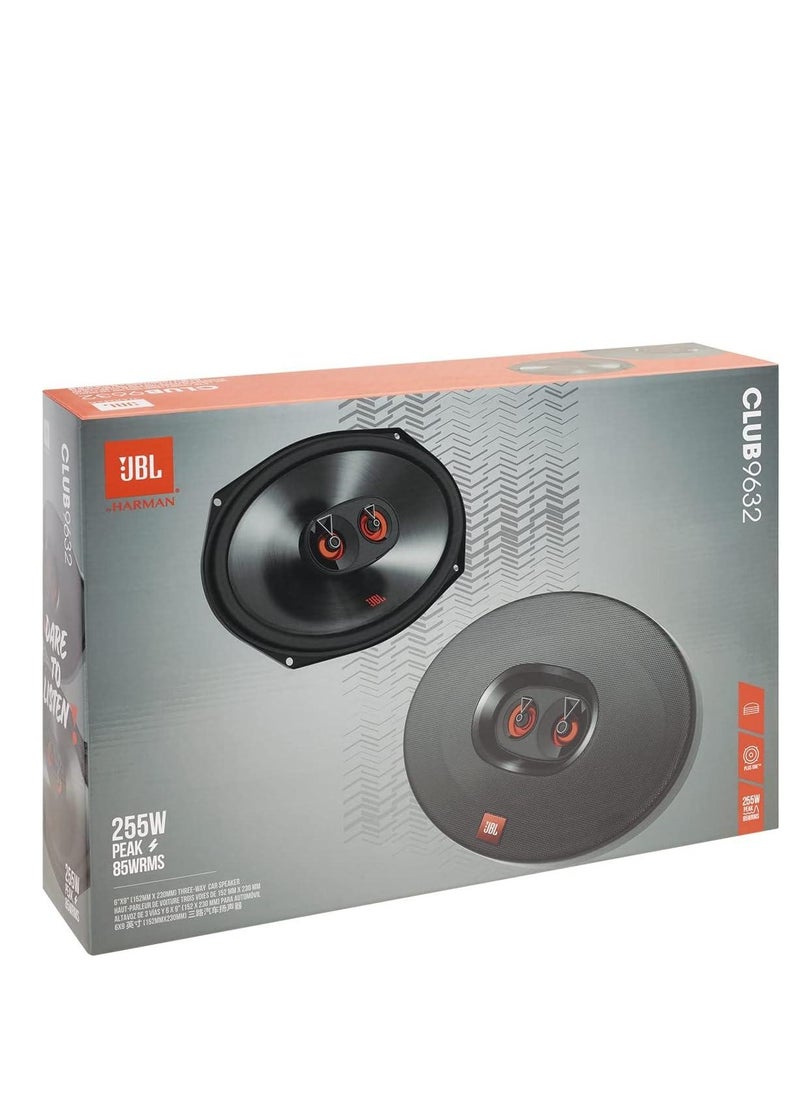 JBL CLUB 9632 3-Way 6" x 9" 255W Car Speaker Kit, 2 Pieces 85 rms  - Image 1