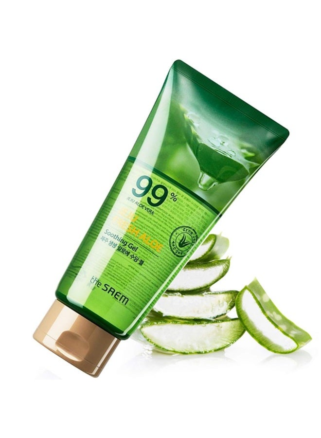 The Saem Jeju Fresh Aloe Soothing Gel Tube 300ml - Image 2