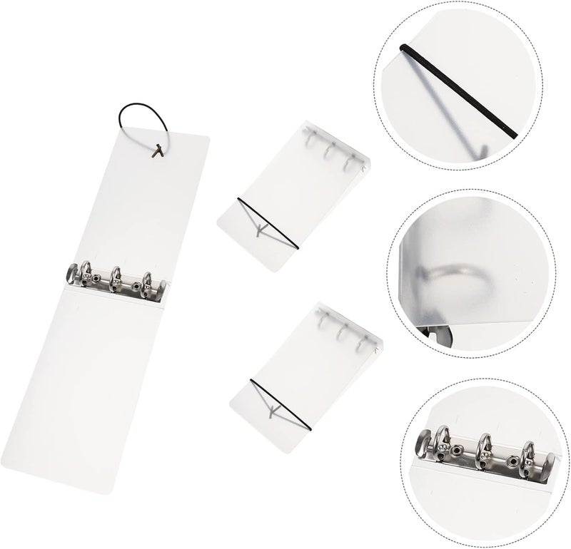 Ready varied options Veemoon 3pcs Binder Case Reusable Binders for School Office Notebook Clips Accessories Diverse requirement fit - Image 2