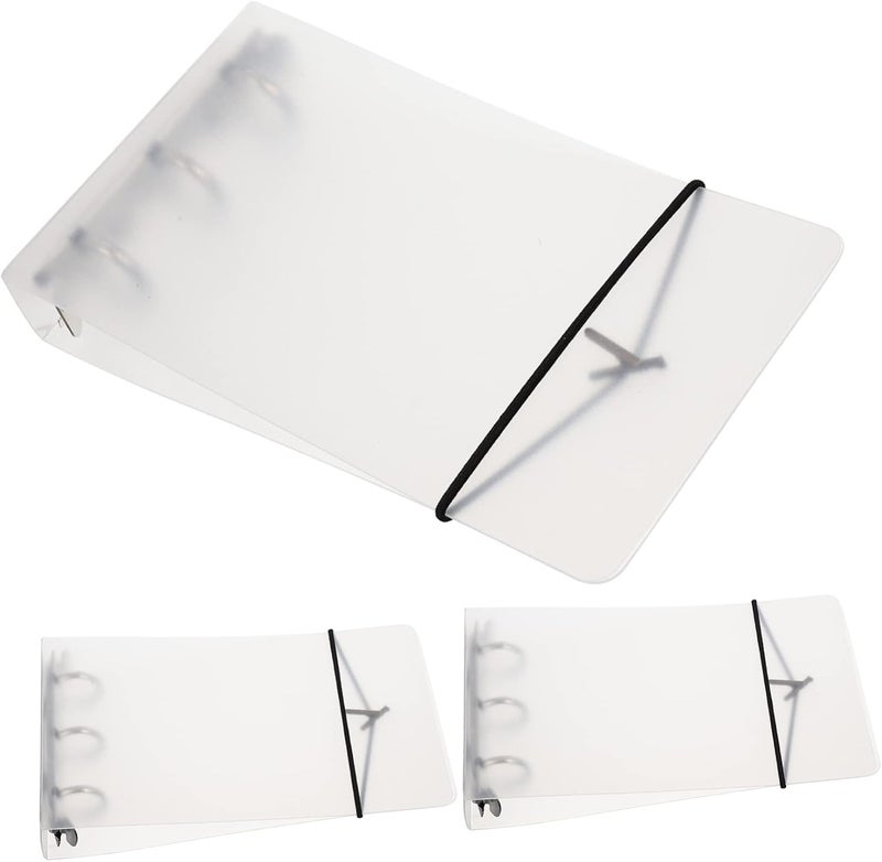 Ready varied options Veemoon 3pcs Binder Case Reusable Binders for School Office Notebook Clips Accessories Diverse requirement fit - Image 1