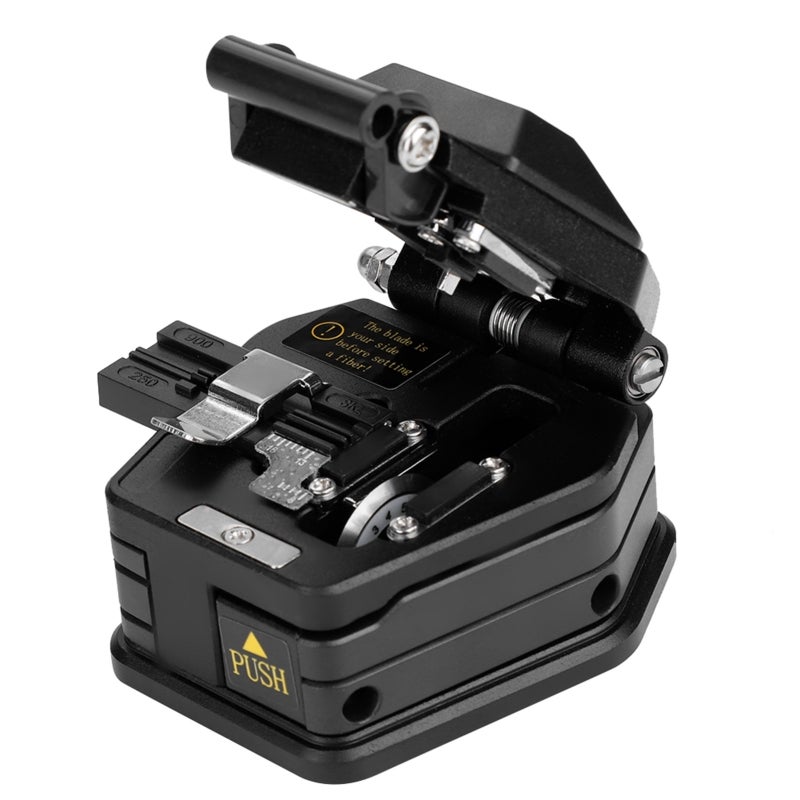 Fiber Optic Cleaver: 125um Compatible High Precision Fiber Cutter - Sharp Blade Ergonomic Metal Optical Cable Cutting Tool for Splicing Technicians - Image 2