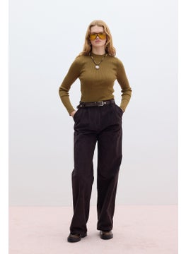 Manuka Corduroy Straight Fit Trousers Bitter Coffee  - Image 5