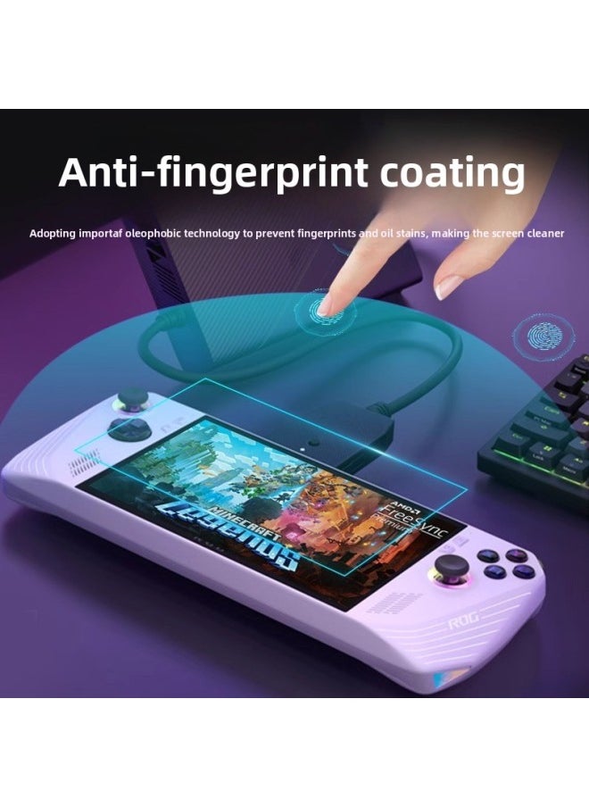 Generic Suitable For ROG Handheld Screen Film Game Machine Ar Film Anti-reflection Film HD Screen Low Reflection Anti-reflection Film-Color:[rog Ally Handheld Machine] Ultra-clear Reflective Ar Soft Film ★ 2 Pieces  - Image 3