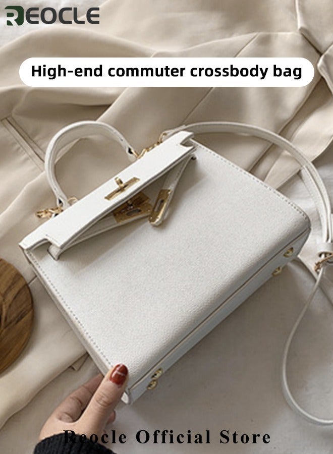 REOCLE Womens Handbags Crossbody Bags Top Handle Satchel with Detachable Strap Luxury Tote Work Bag PU Fashion Designer Handbags Purses - Image 3