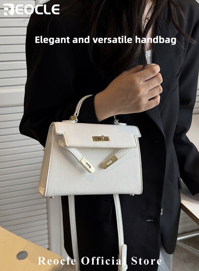 REOCLE Womens Handbags Crossbody Bags Top Handle Satchel with Detachable Strap Luxury Tote Work Bag PU Fashion Designer Handbags Purses - Image 2