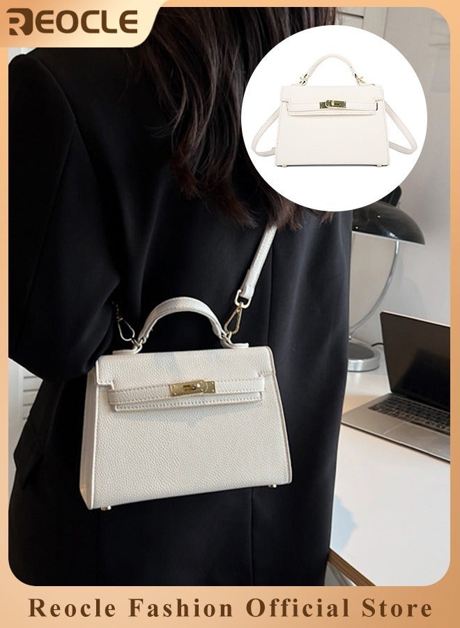 REOCLE Womens Handbags Crossbody Bags Top Handle Satchel with Detachable Strap Luxury Tote Work Bag PU Fashion Designer Handbags Purses - Image 1