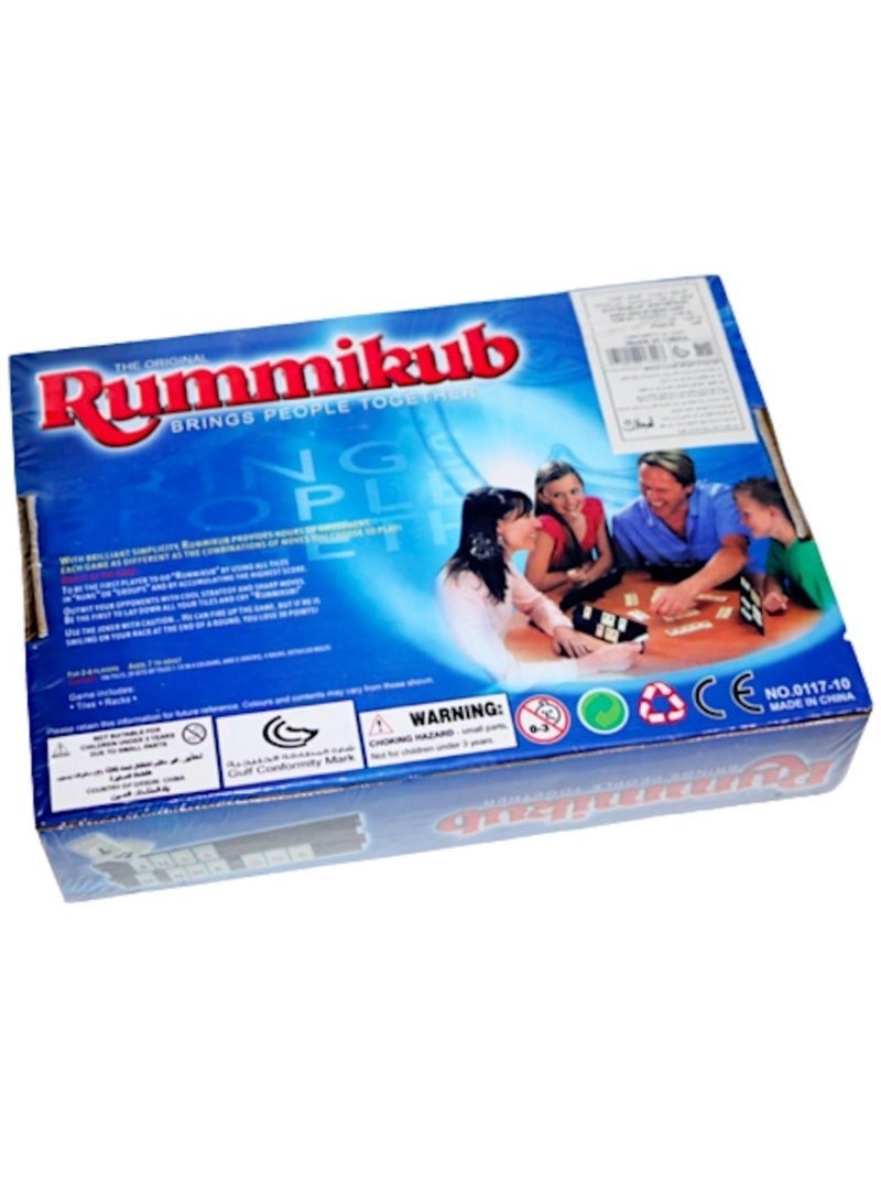 Rummikub Family Board Game – Standard Size for 2 to 4 Players – Strategy & Fun Tile Game – Includes 106 Tiles (2 Jokers) and 4 Tile Racks – Suitable for Ages 7 to Adult - Image 4