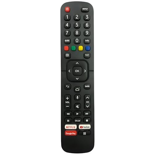Upix Compatible Vu Smart TV LCD/LED Remote No. 872 | No Voice | Netflix & YouTube Buttons | Exact Match Required - Image 1