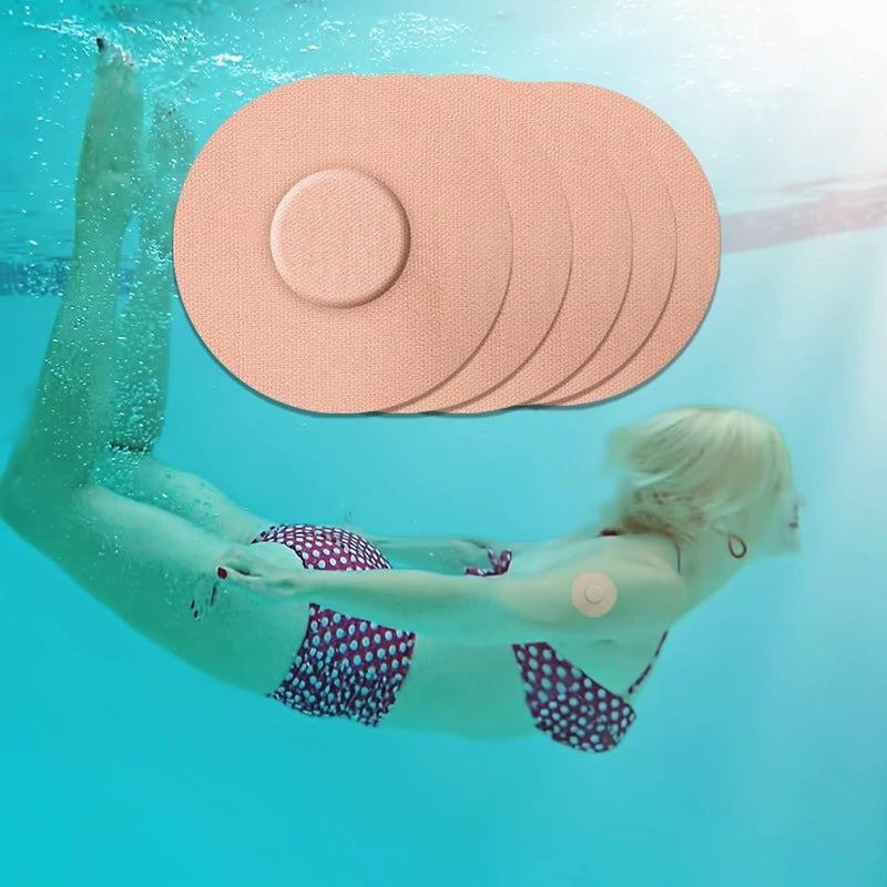30PCS Sensor Covers for Freestyle Libre, Sensor Adhesive Patches Waterproof CGM Sensor Protection for Freestyle Libre, No Glue on Sensor Long Lasting Fixation 14 Days Sensor Patches - Image 4