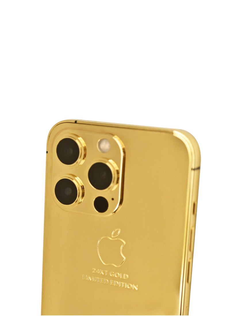 CAVIAR - Caviar Luxury 24k Gold Plated Customized iPhone 15 Pro Max 1 TB Gold - Image 1