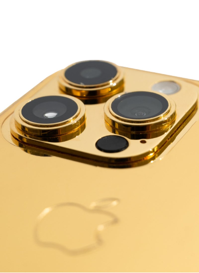 CAVIAR - Caviar Luxury 24k Gold Plated Customized iPhone 15 Pro Max 1 TB Gold - Image 1