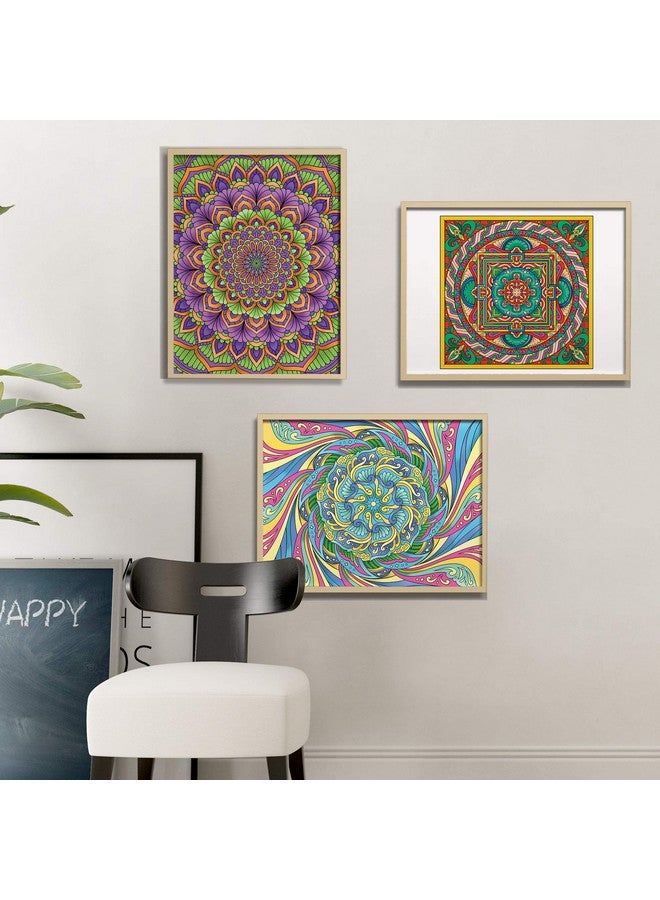 كولور إت كتاب تلوين Mandalas To Color Volume IV لاسترخاء البالغين، 50 تصميمًا فرديًا، ورق ناعم سميك، تجليد حلزوني، مطبوع في الولايات المتحدة الأمريكية، أغلفة كتب مسطحة ذات غلاف مقوى، ورق نشاف الحبر - Image 5