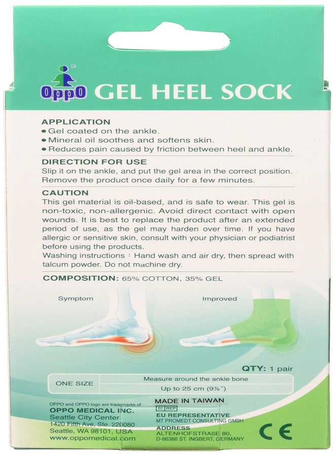 Oppo Gel Heel Socks [6790] 1 Pair (Pack of 3) - Image 2