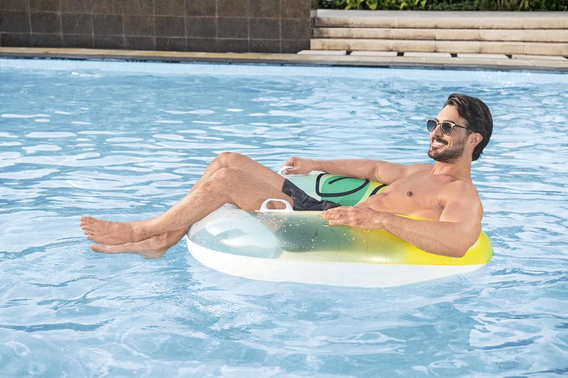 BestWay Fresh Squeezed Lemon Swim Tube – Inflatable Lemon Pool Float Ring for Summer Fun - Image 2