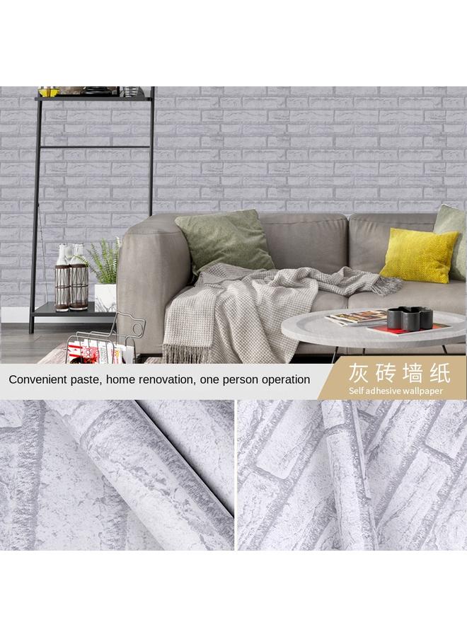 الأزرق جي دبليو ورق جدران رخامي أسود لاصقة ذاتية الالتصاق بنمط حمام عنبر تعديل ورق جدران شمال أوروبا للماء wallpaper - Image 1