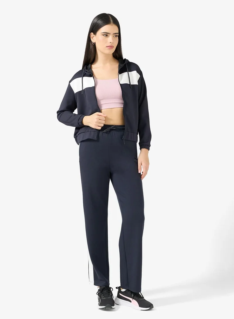 Sun and Sand Sports Black Women's Full-Zip Hoodie for Women | Best Price UAE