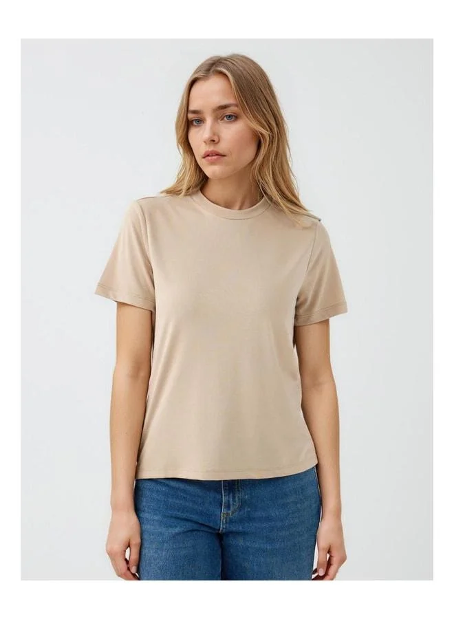 Jimmy Key Vizon Bicycle Collar Short Sleeve Knit Modal T-Shirt