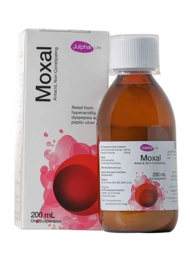 Julphar Life Moxal Suspension 200ml  - Image 1