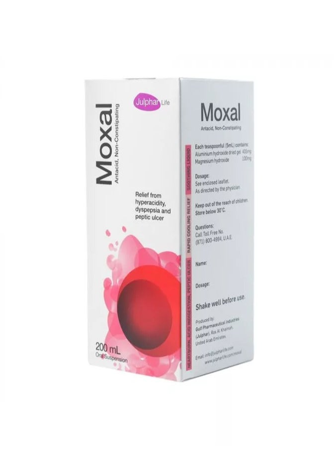 Julphar Life Moxal Suspension 200ml  - Image 2