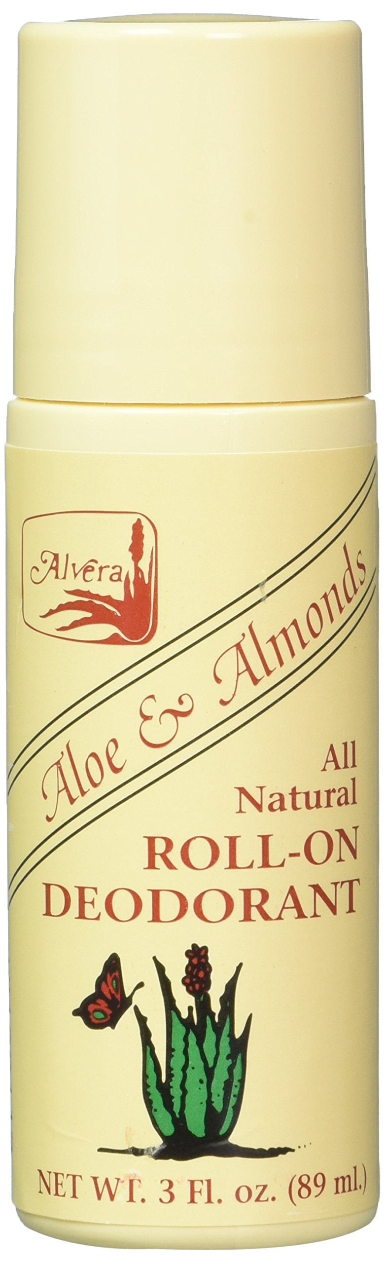 ALVERA DeodRollOnAloeAlmn 6 Pack 3 Ounce