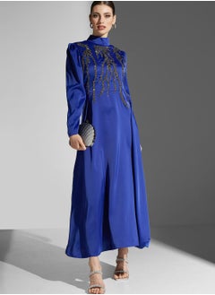 Khizana Embellished Puff Sleeve Dress  - Image 4