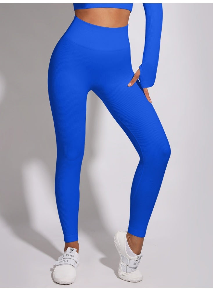 general Women Ribbed Seamless Leggings High Waisted Workout Gym Yoga Pants - Image 2