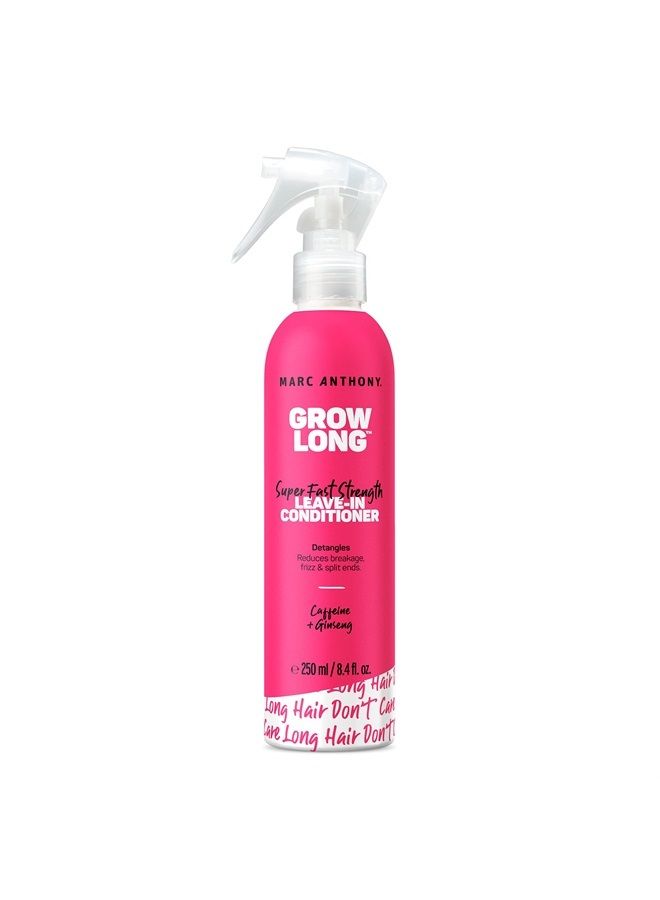 MARC ANTHONY Leave-In Conditioner Spray & Detangler, Grow Long Biotin - Anti-Frizz Deep Conditioner For Split Ends & Breakage - Vitamin E, Caffeine & Ginseng for Curly, Dry & Damaged Hair - Image 1