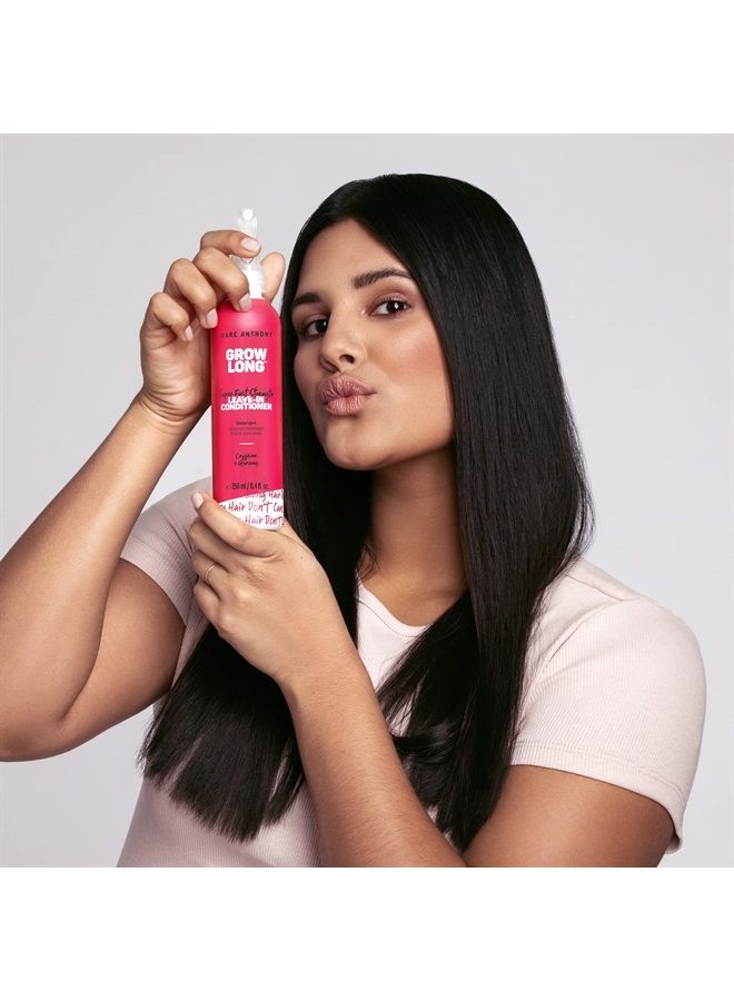 MARC ANTHONY Leave-In Conditioner Spray & Detangler, Grow Long Biotin - Anti-Frizz Deep Conditioner For Split Ends & Breakage - Vitamin E, Caffeine & Ginseng for Curly, Dry & Damaged Hair - Image 3