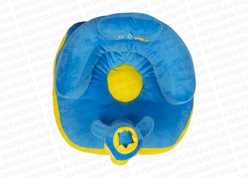 AVSHUB AVSHUB Baby Sofa Seat Chair New Born Kids Baby Sofa Cushion Chair Sitting Chair for Supporting Penguin Shape for Babies and Kids Boys Girl Supporting Seat Playing Sofa Chair Animal Toy Color Blue - Image 4