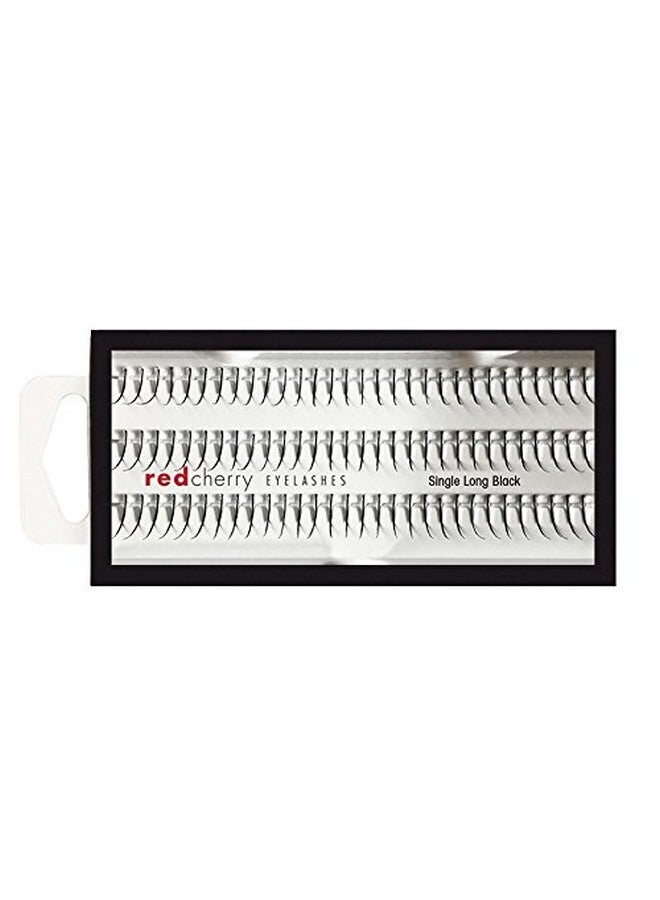 رموش فردية طويلة باللون الأسود (عبوة من 6 رموش)