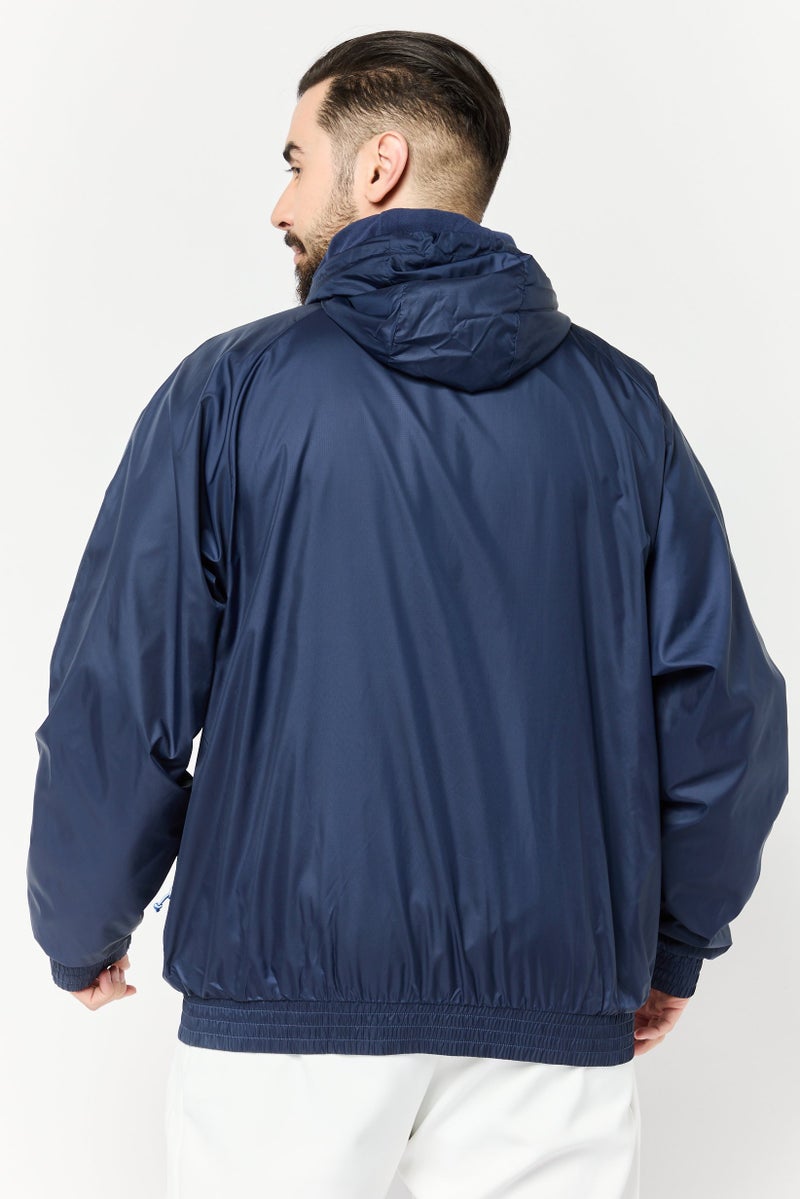 Reebok Men Sportswear Fit Long Sleeves Outdoor Jacket, Navy - Image 4