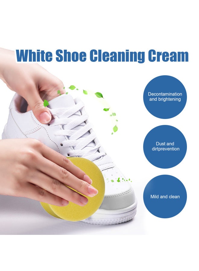 Yes White Shoe Cleaning Cream White Shoe Cleaning Stains Yellow Shoe Edge Wash-free Brightening White Cleaning Cream - Image 3