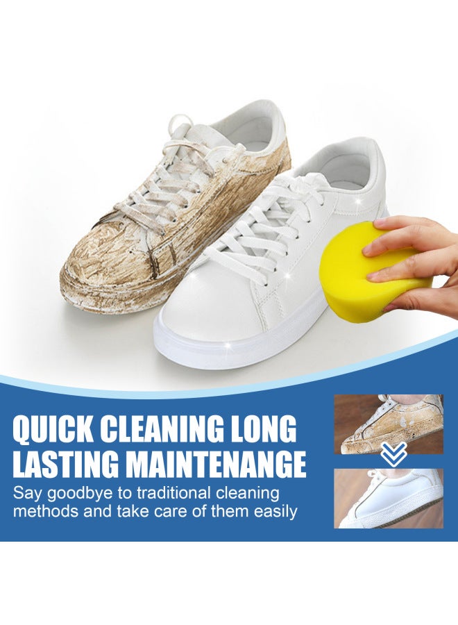 Yes White Shoe Cleaning Cream White Shoe Cleaning Stains Yellow Shoe Edge Wash-free Brightening White Cleaning Cream - Image 5