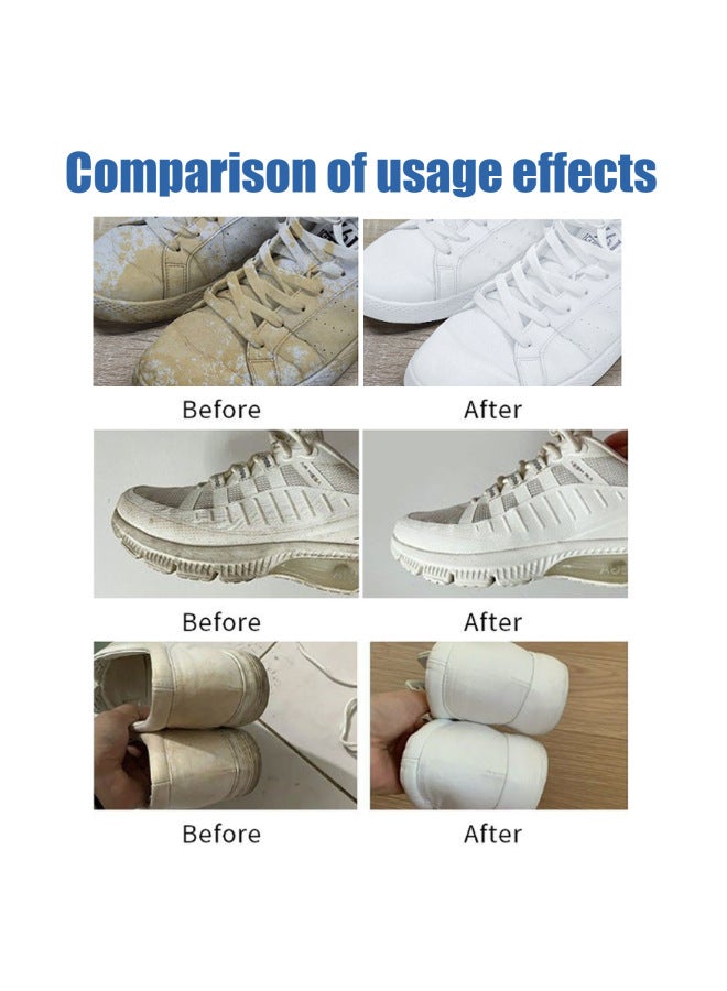 Yes White Shoe Cleaning Cream White Shoe Cleaning Stains Yellow Shoe Edge Wash-free Brightening White Cleaning Cream - Image 4