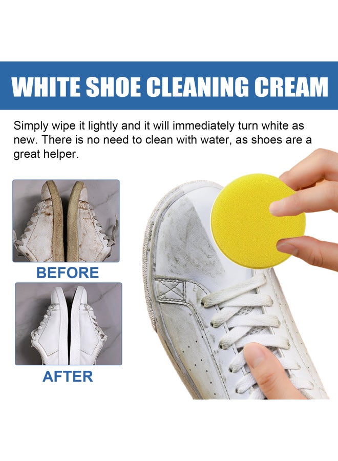 Yes White Shoe Cleaning Cream White Shoe Cleaning Stains Yellow Shoe Edge Wash-free Brightening White Cleaning Cream - Image 2