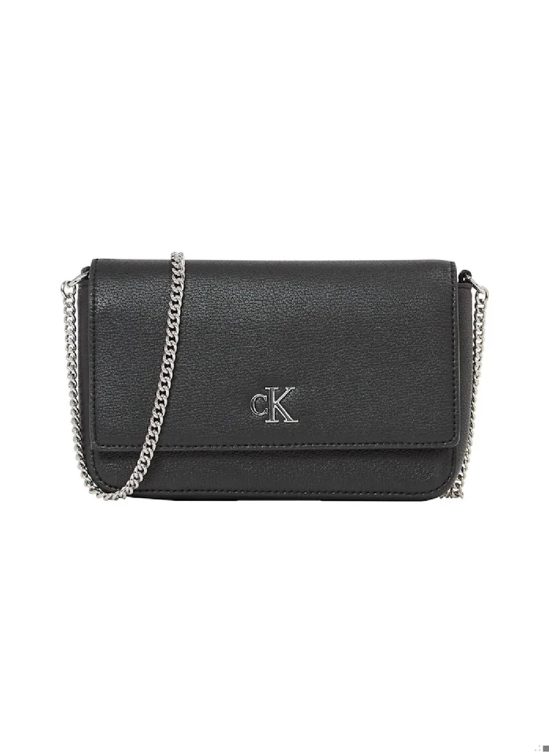 Calvin Klein Jeans Women's Crossbody Wallet Bag - Polyester blend, Black