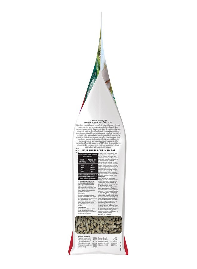 Oxbow Essentials Senior Rabbit Food, Alfalfa-Based Rabbit Pellets for Older Bunnies, High Fiber, Vitamin & Mineral Rich, Vet Formulated, Healthy Rabbit Diet for Adult Rabbits, Made in USA, 4 lb Bag - Image 4
