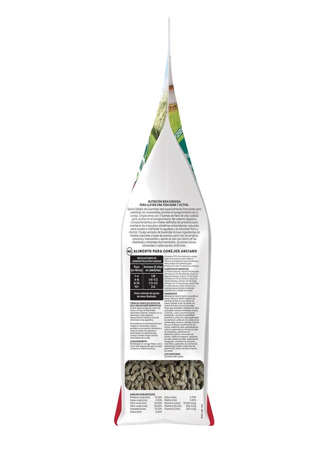 Oxbow Essentials Senior Rabbit Food, Alfalfa-Based Rabbit Pellets for Older Bunnies, High Fiber, Vitamin & Mineral Rich, Vet Formulated, Healthy Rabbit Diet for Adult Rabbits, Made in USA, 4 lb Bag - Image 3