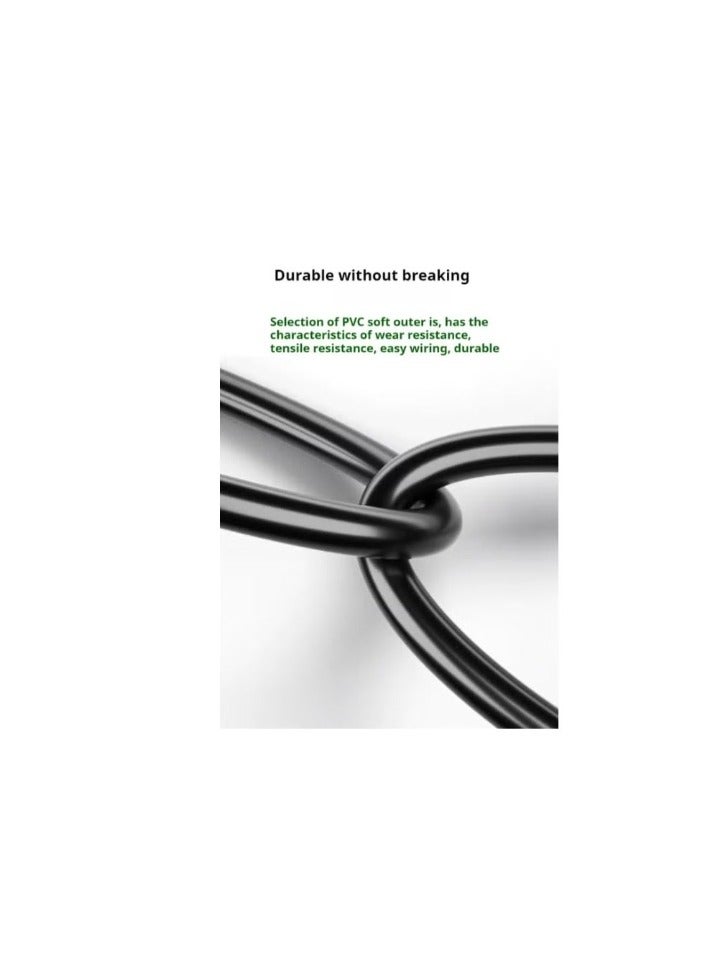 2M Cat 7 Ethernet cable, high-speed 10 Gigabit LAN cable, with RJ45 gold-plated connector, 10Gbps 600Mhz shielded Internet jumper, used for switches, routers, modems - Image 4